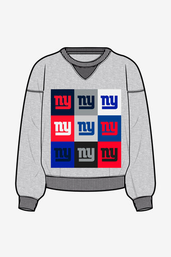 NY Giants Technicolor Crew in Collegiate Gray