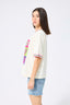 Nationals Vintage Tee in Neon Logos
