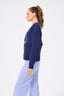 Yankees Gems Crew in Navy Tonal