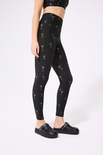 DuoKnit Leggings in Dirty Martini