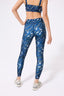 Hi-Shine Leggings in Navy Painted Leopard