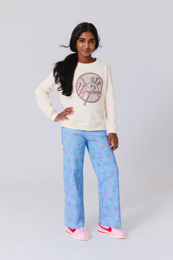 Yankees Girls Gems Logo Sweatshirt