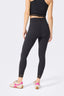 TLC Lace Hem Legging in Black