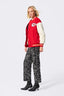 Kansas City Chiefs Bomber Jacket in Red and Sugar Swizzle
