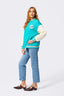 Miami Dolphins Bomber Jacket in Aqua and Sugar Swizzle