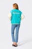 Miami Dolphins Bomber Jacket in Aqua and Sugar Swizzle