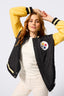 Steelers Bomber Jacket in Black and Yellow