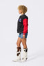 New York Giants Bomber Jacket in Historic Colorblock