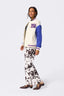 New York Giants Bomber Jacket in Sugar Swizzle and Blue