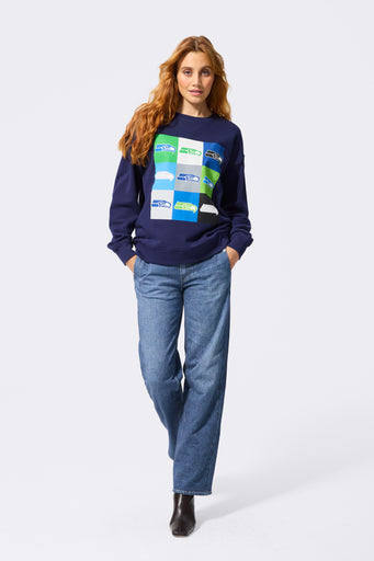 Seahawks Technicolor Crew in Navy