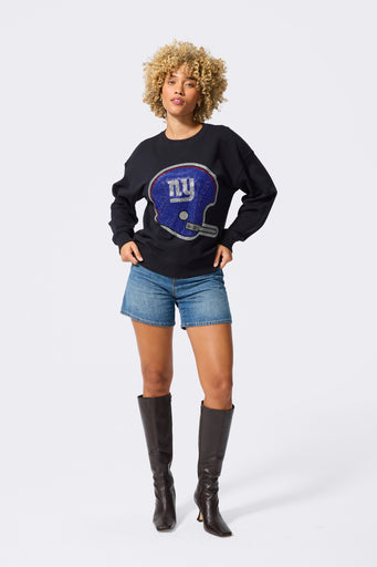 New York Giants Gems Logo Crew with 1976 Helmet