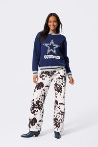 Dallas Cowboys Logo Sweater in Navy