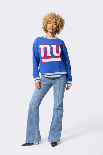 New York Giants Logo Sweater in Blue