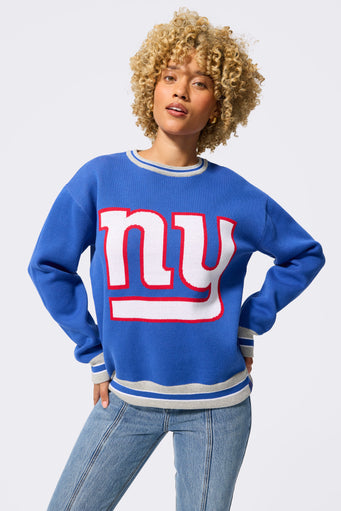 New York Giants Logo Sweater in Blue