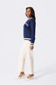 New England Patriots Logo Sweater in Navy