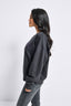 Kings Gems Logo Crew in Dark Gray