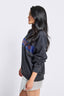 NY Knicks Stripe Gems Logo Crew