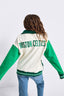Celtics Colorblock Quarter Zip Sweatshirt in Team Colors