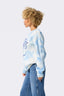 Unisex NY Knicks Sweater in Blue Tie Dye