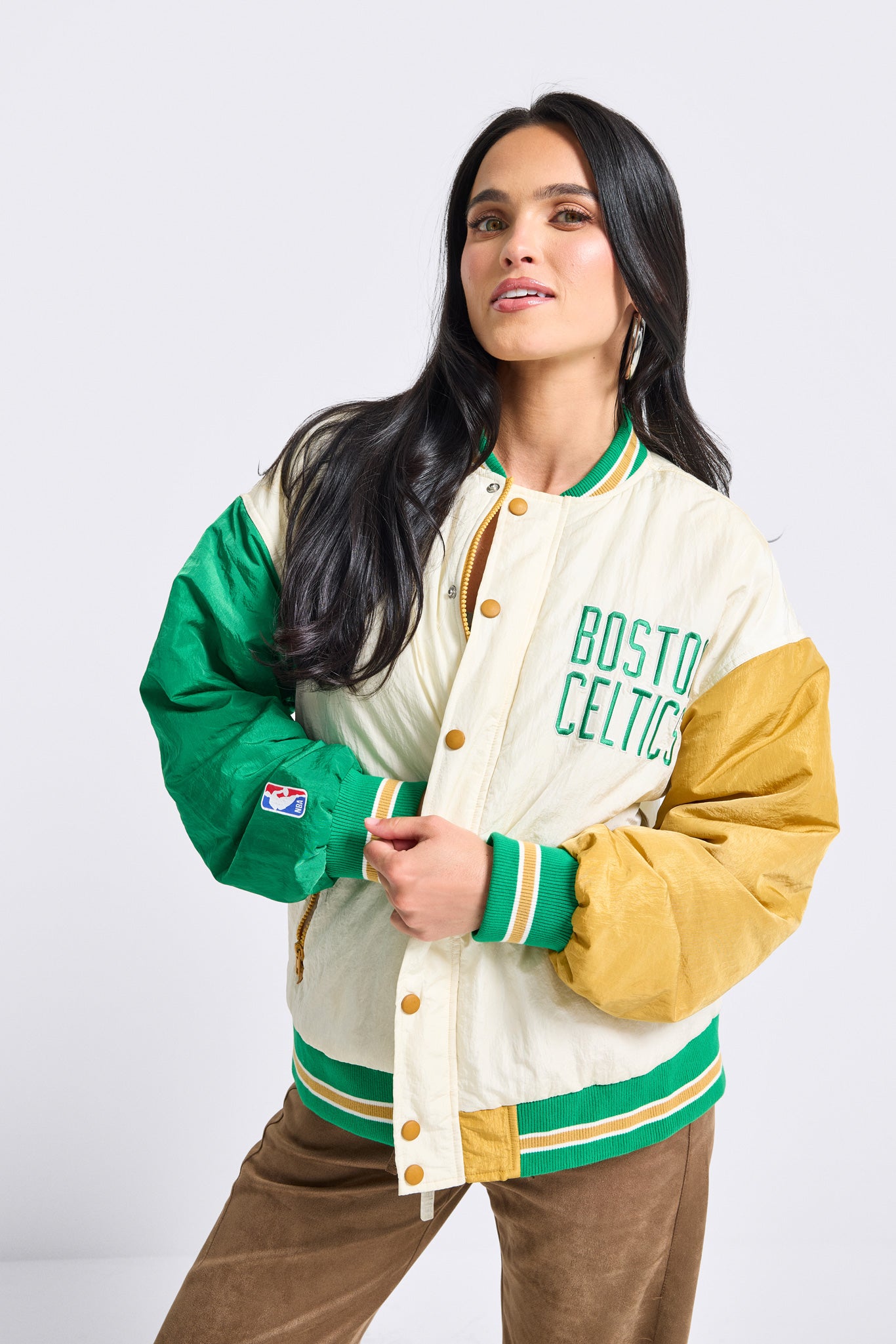 Unisex Boston Celtics Bomber Jacket – Terez.com