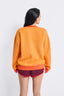 Unisex NY Knicks Logo Sweater in Orange
