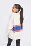 Knicks Team Stripe Quarter Zip Sweater
