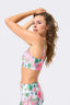 Hi-Shine Scoop Neck Bra in Floral Painting