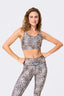 Hi-Shine Sports Bra in Painted Leopard