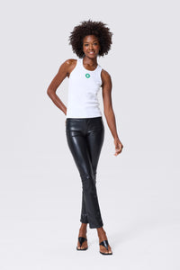 Boston Celtics Rib Scoop Neck Tank in Bright White