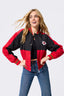 Kansas City Chiefs Cropped Bomber in Team Colors