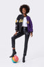 Los Angeles Lakers Colorblock Multi Logo Bomber
