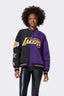 Los Angeles Lakers Colorblock Multi Logo Bomber