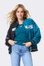 Philadelphia Eagles Colorblock Multi Logo Bomber