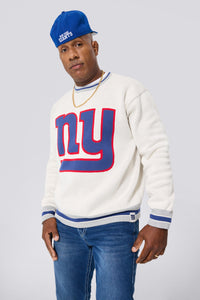 NY Giants Logo Sweater in Sugar Swizzle