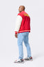 Chiefs Bomber Jacket in Red and Sugar Swizzle