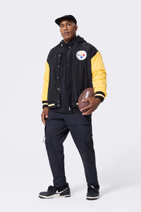 Steelers Bomber Jacket in Black and Yellow