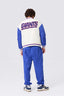 NY Giants Bomber Jacket in Sugar Swizzle and Blue
