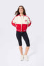 Philadelphia Phillies Cropped Bomber in Red and Sugar Swizzle