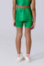 Girls Booty Shorts in Green Ombre