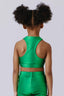 Girls Sports Bra in Green Ombre
