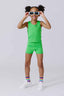 Girls TLC Crop Top in Spring Green