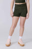 Girls TLC Booty Short in Uniform Green