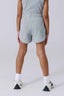 Girls Rib Shorts in Collegiate Gray