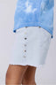 Girls Twill Stud Short in Cloud Blue