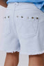 Girls Twill Stud Short in Cloud Blue