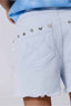Girls Twill Stud Short in Cloud Blue
