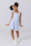 Girls Pointelle Short in Cloud Blue