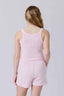 Girls Pointelle Short in Peony Pink