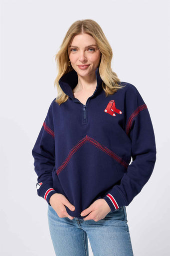 Boston Red Sox Stitch Quarter Zip