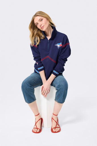 Toronto Blue Jays Stitch Quarter Zip